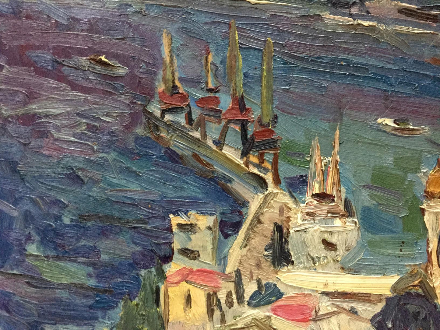Oil painting Off the coast Karelin Vyacheslav Dmitrievich