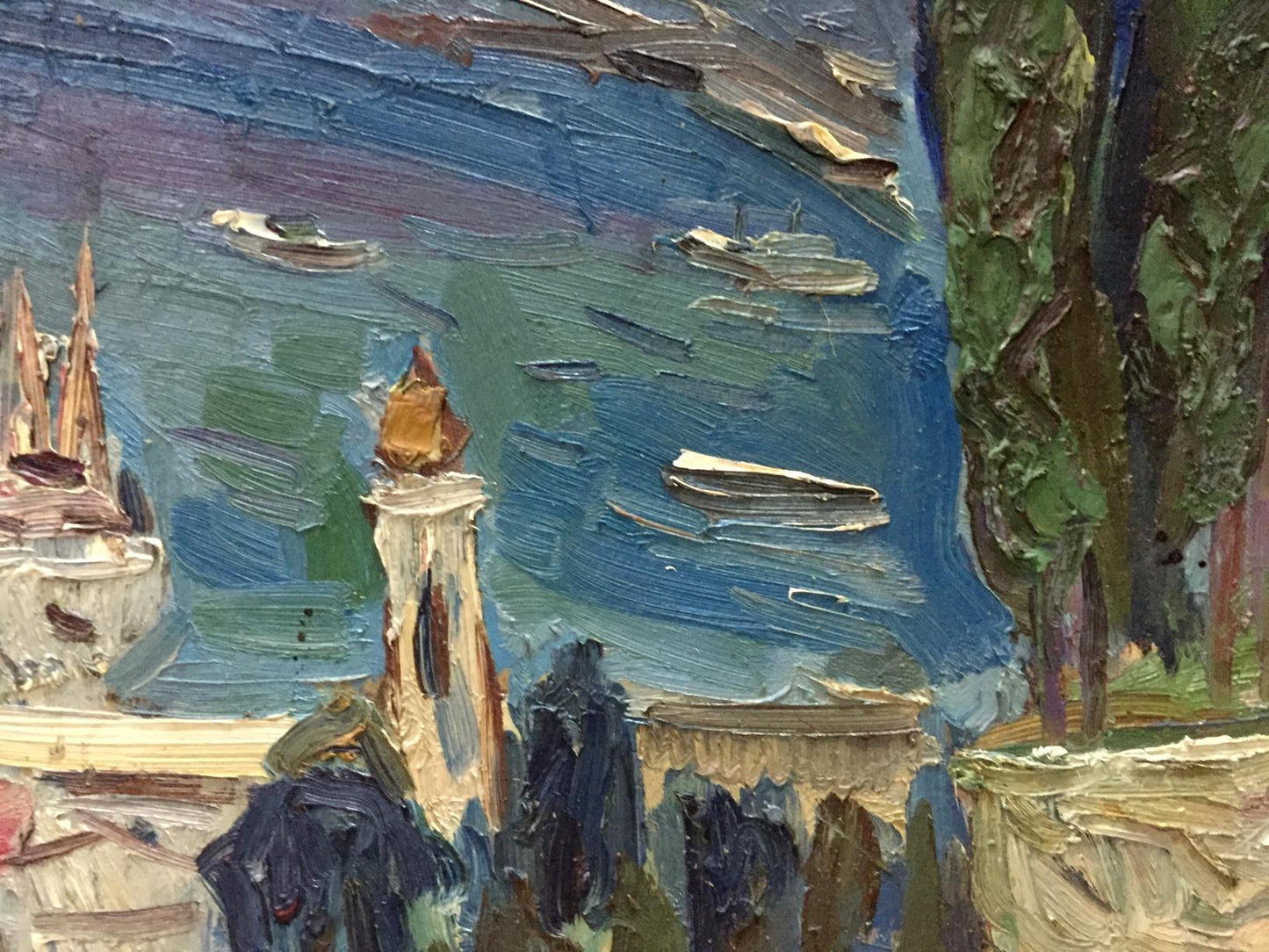 Oil painting Off the coast Karelin Vyacheslav Dmitrievich