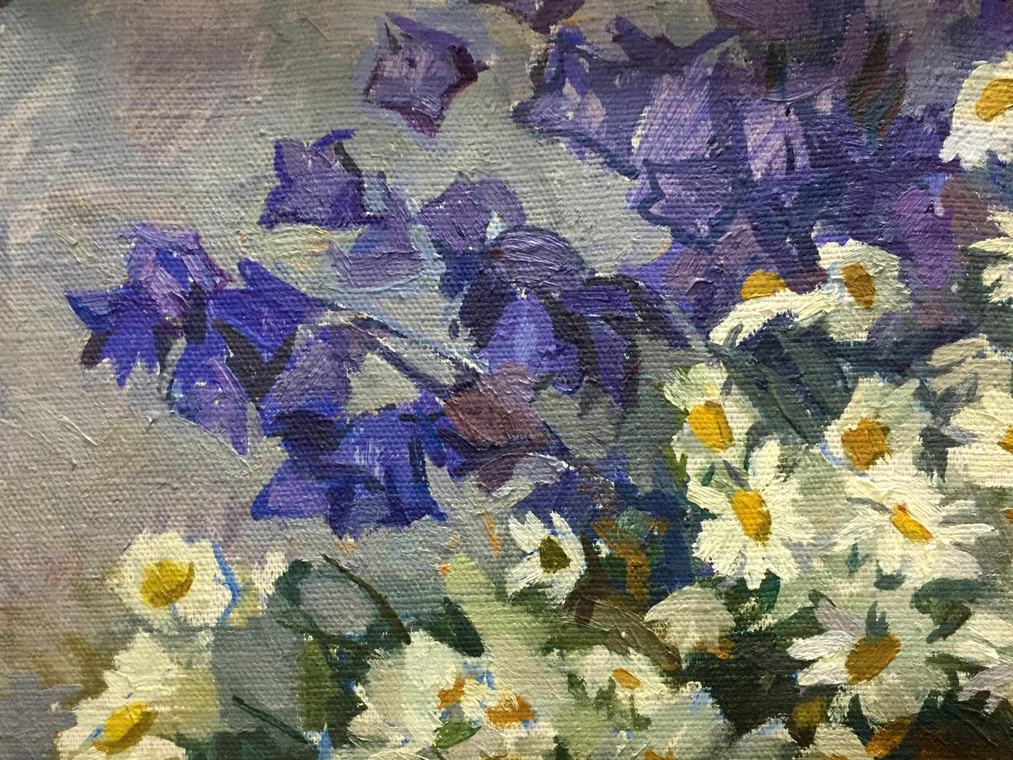 Oil painting Camomile Yukhno-Gurevich Anna Meerovna