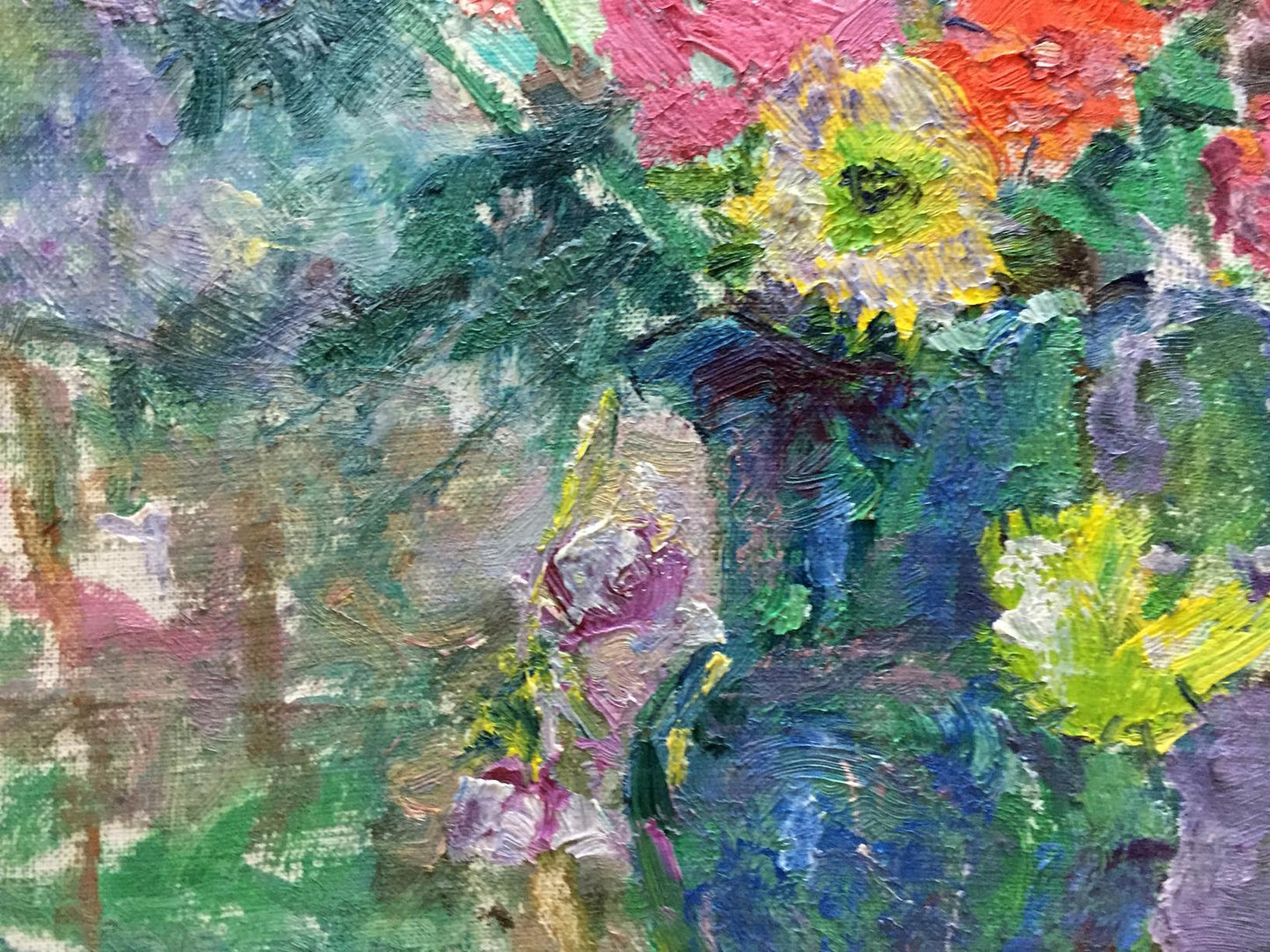 Oil painting Spring flowers Dovgalevskaya Vera Veniaminovna