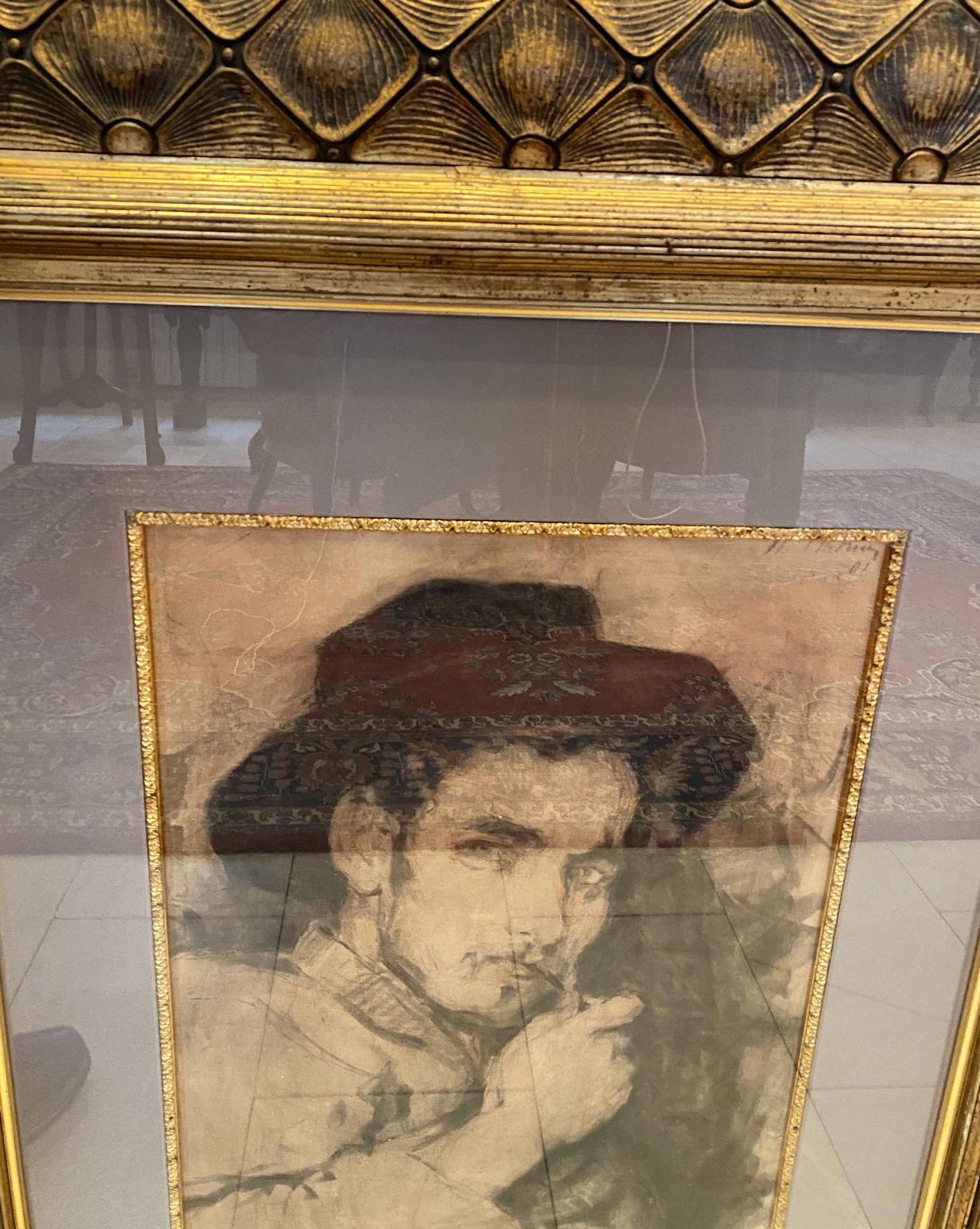 Painting Portrait of a man Ilya Efimovich Repin