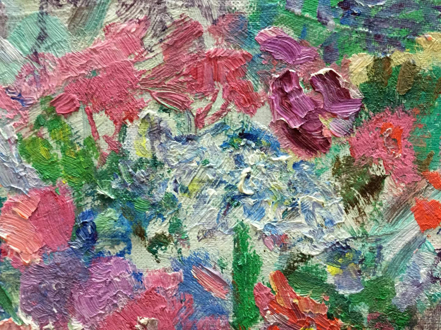 Oil painting Spring flowers Dovgalevskaya Vera Veniaminovna