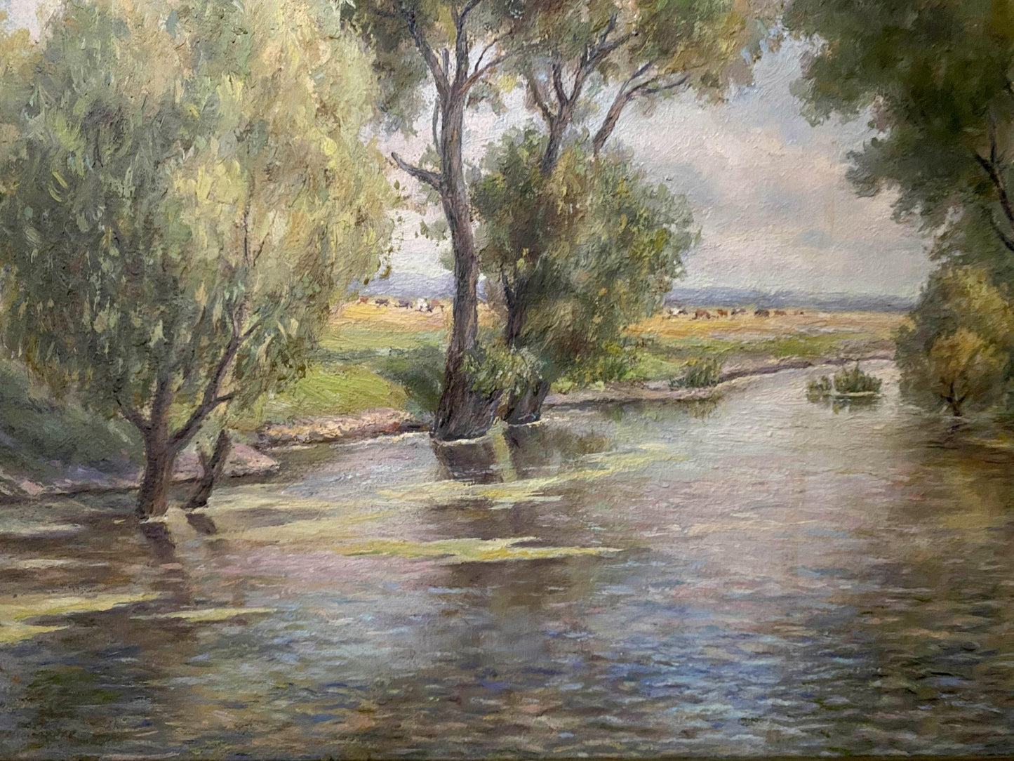oil forest painting