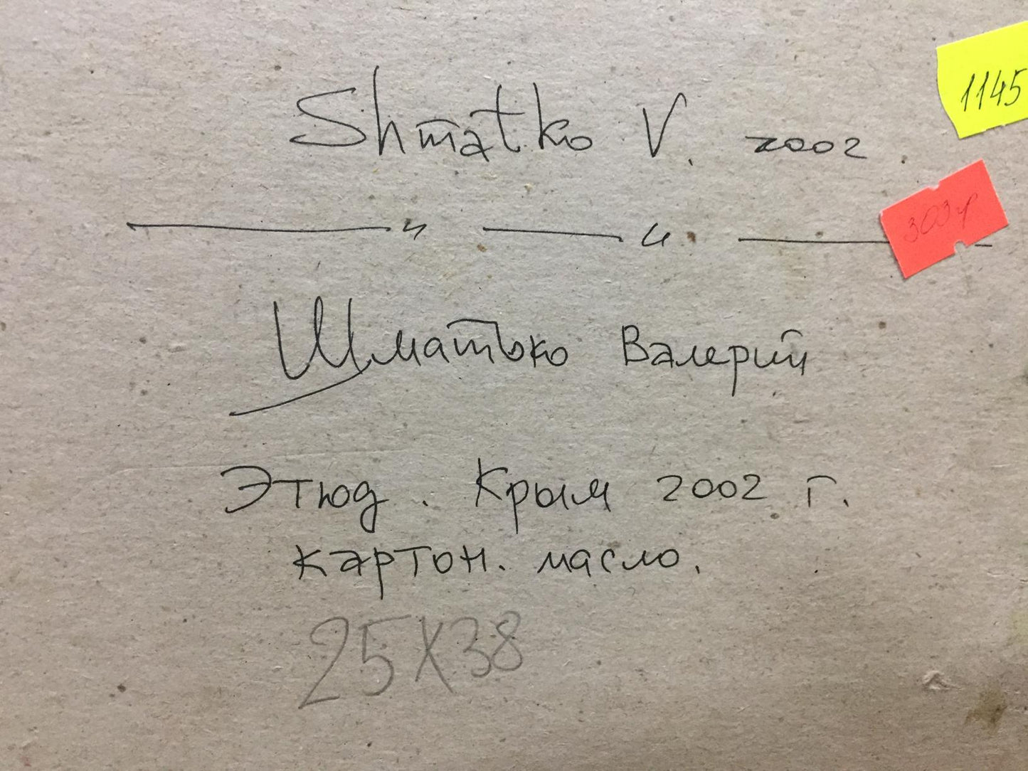 Oil painting Etude. Seascape Shmatko Valery Nikolaevich