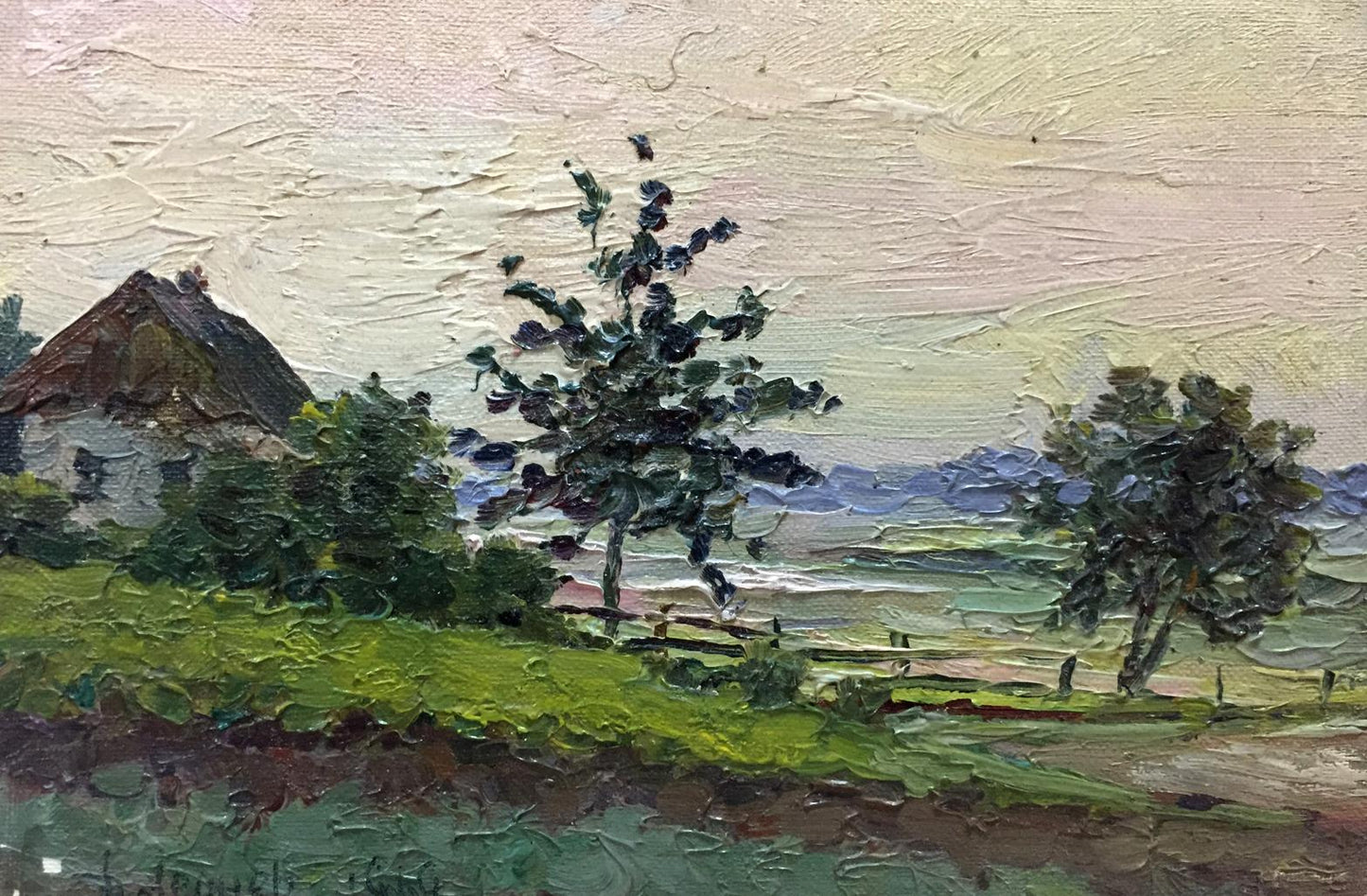 Oil painting Morning Lednev Dmitry