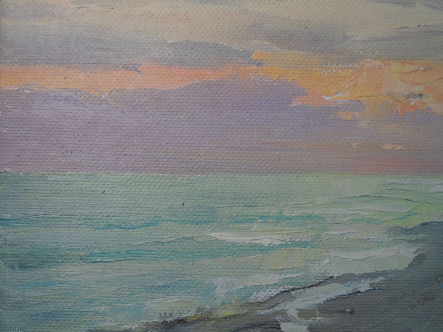 Oil Painting Evening Nature Landscape