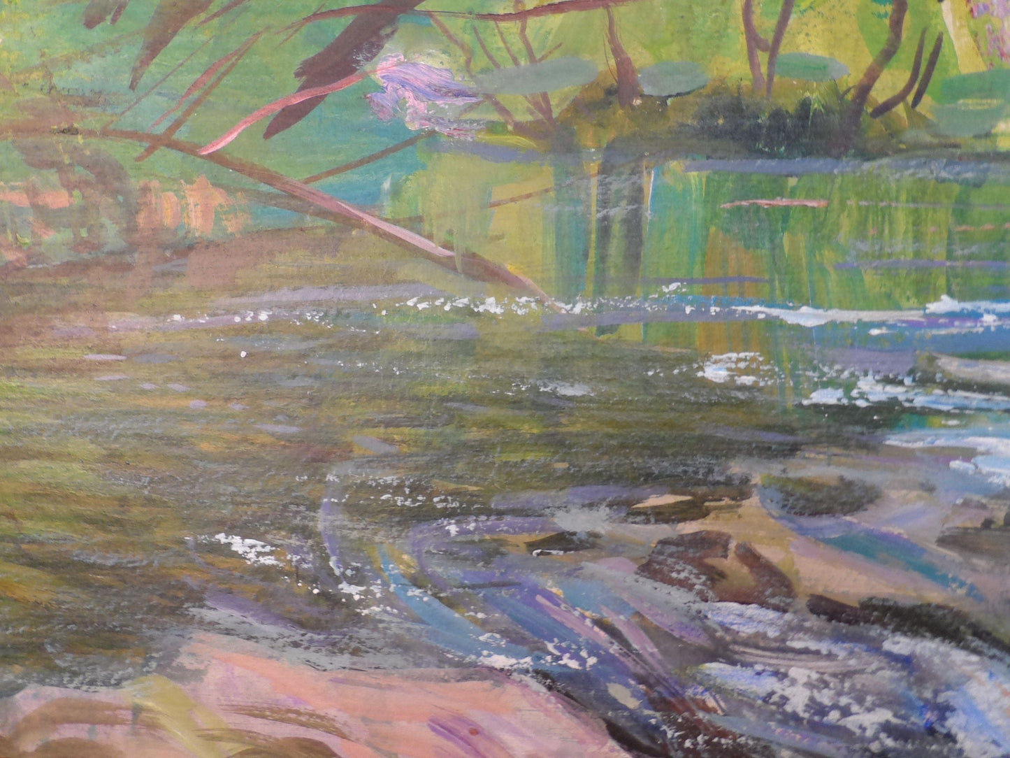 Acrylic painting Nature Landscape