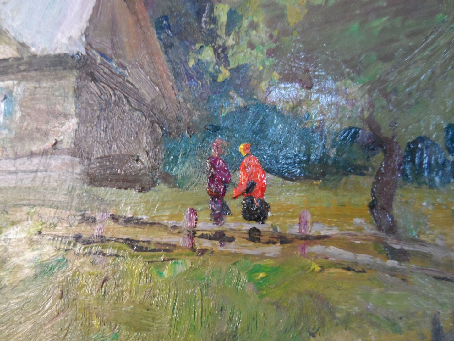 Capturing Carpathian Splendor: V. V. Mishurovsky's Oil Masterpiece