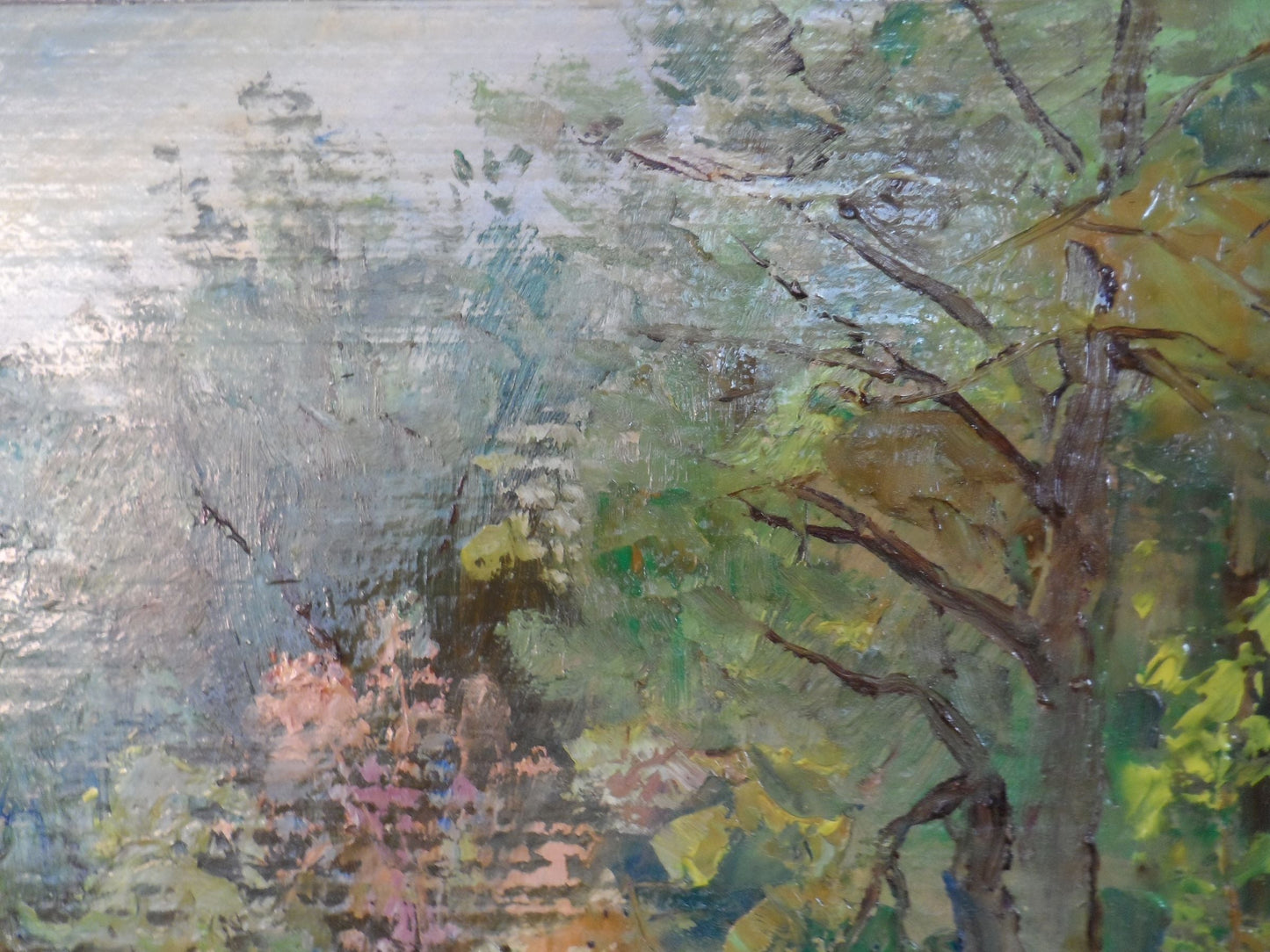 Oil painting Green May