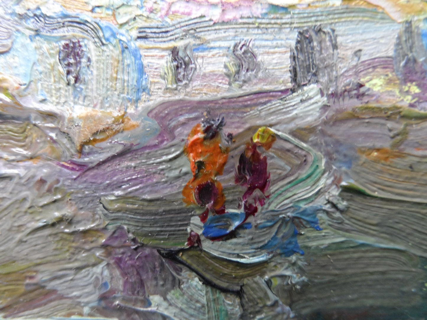 Oil painting warmth spring