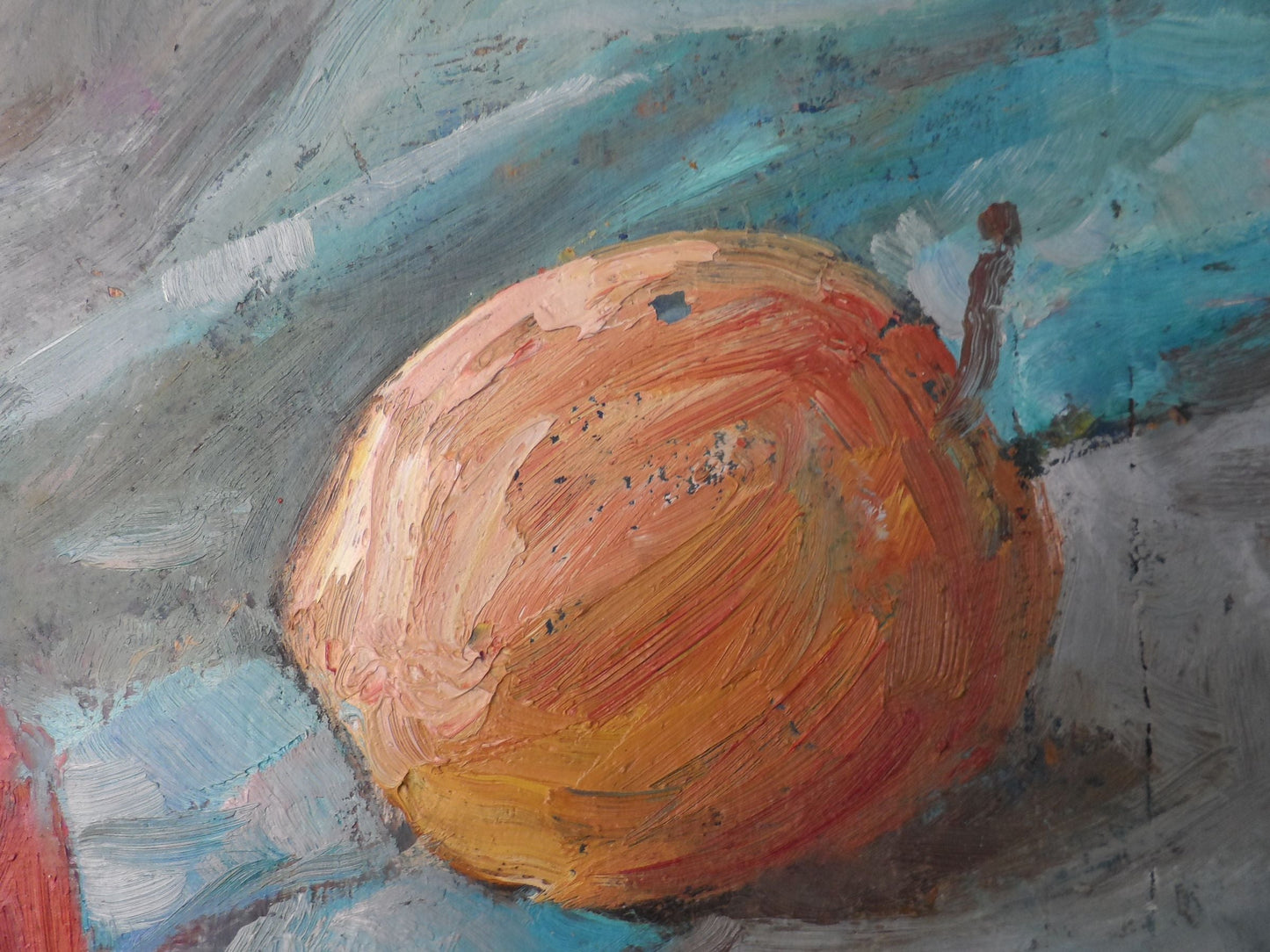 Oil painting Apples still life