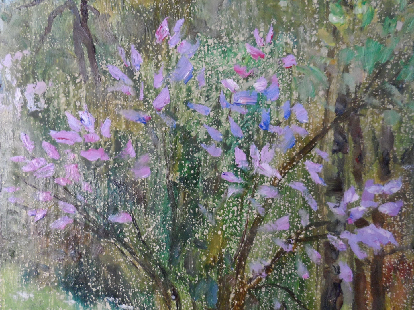Oil painting May rain