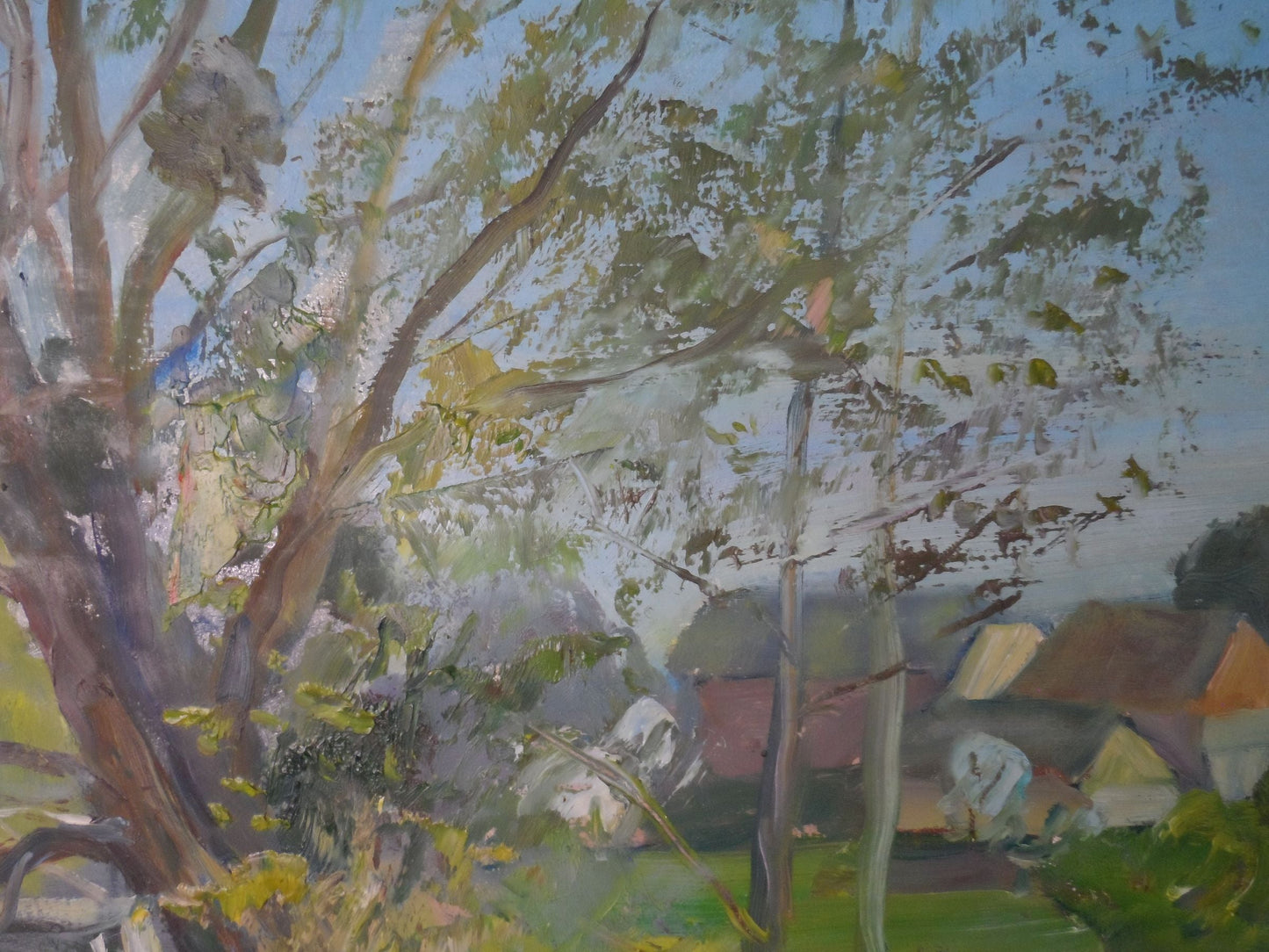 Oil Painting Spring Nature Landscape