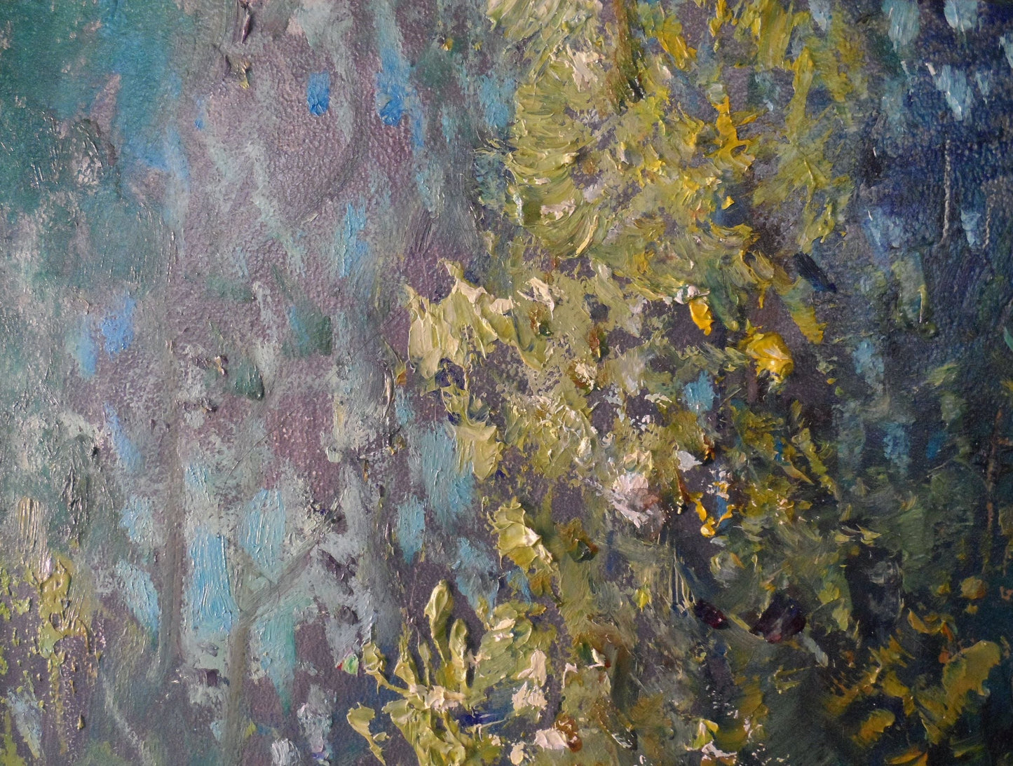 Oil Painting Summer Nature Landscape