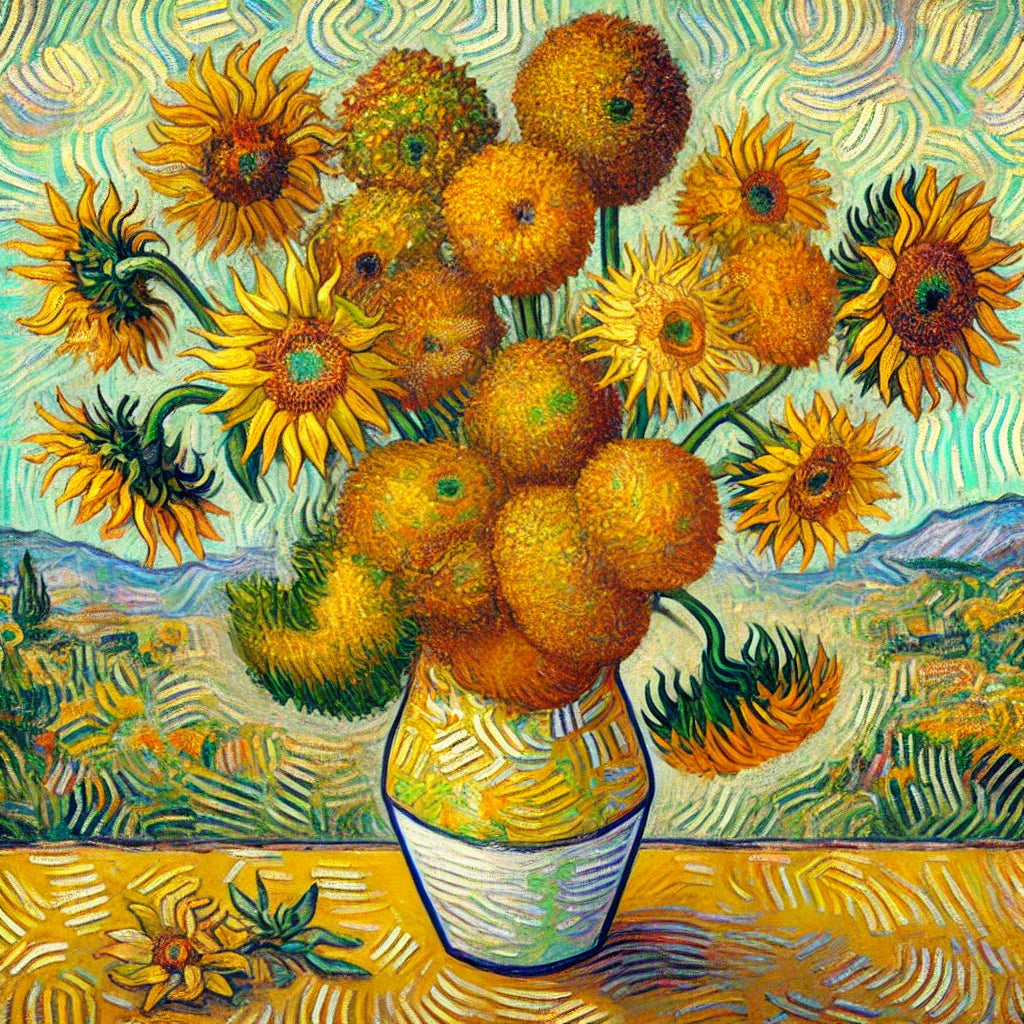 Custom painting Sunflowers