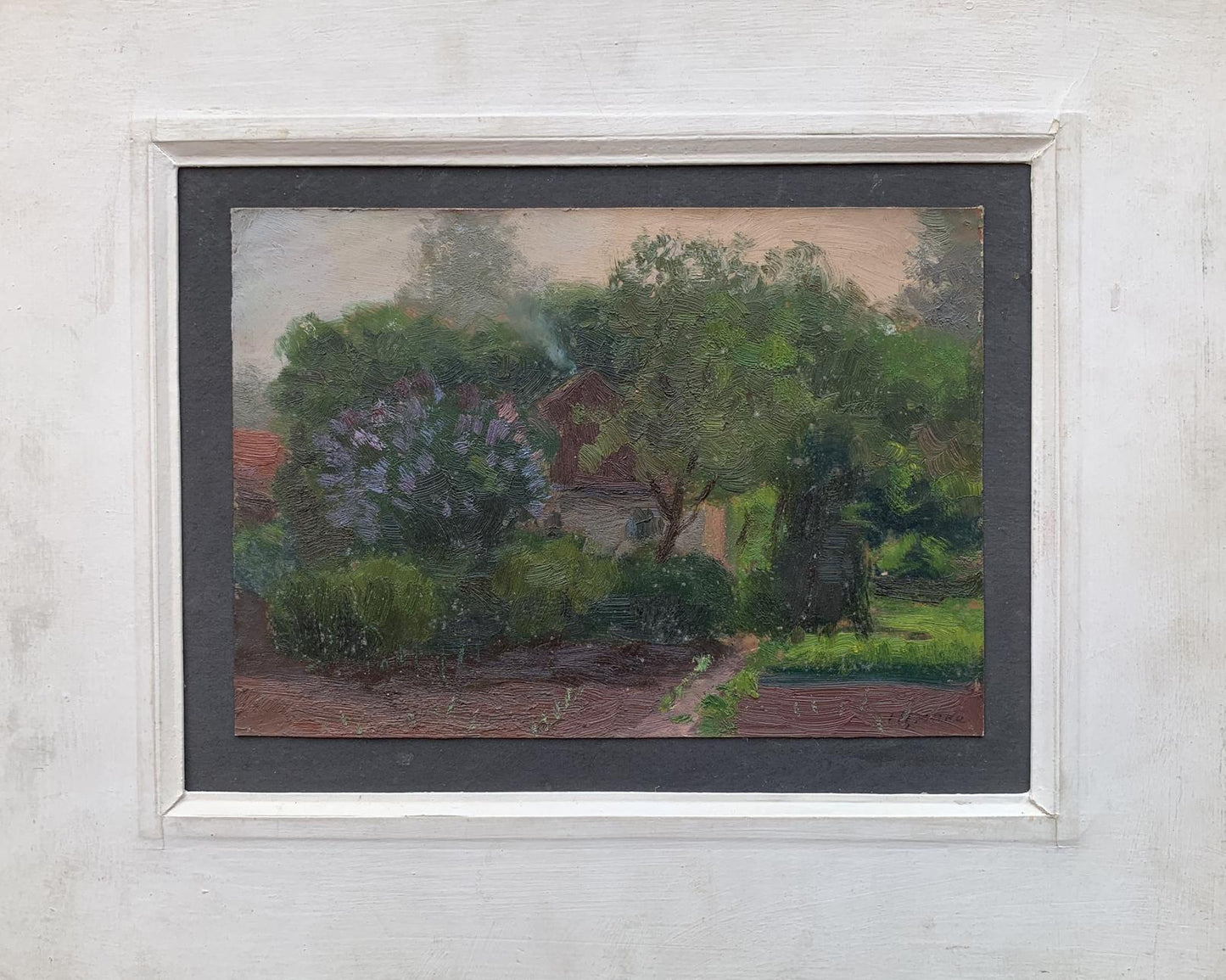 Oil painting Farmstead Ivan Kirillovych Tsyupka