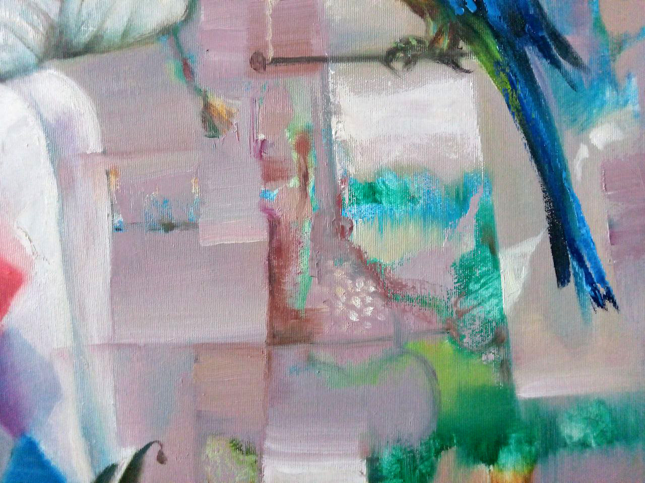 Abstract oil painting Harlequin Anatoly Borisovich Tarabanov
