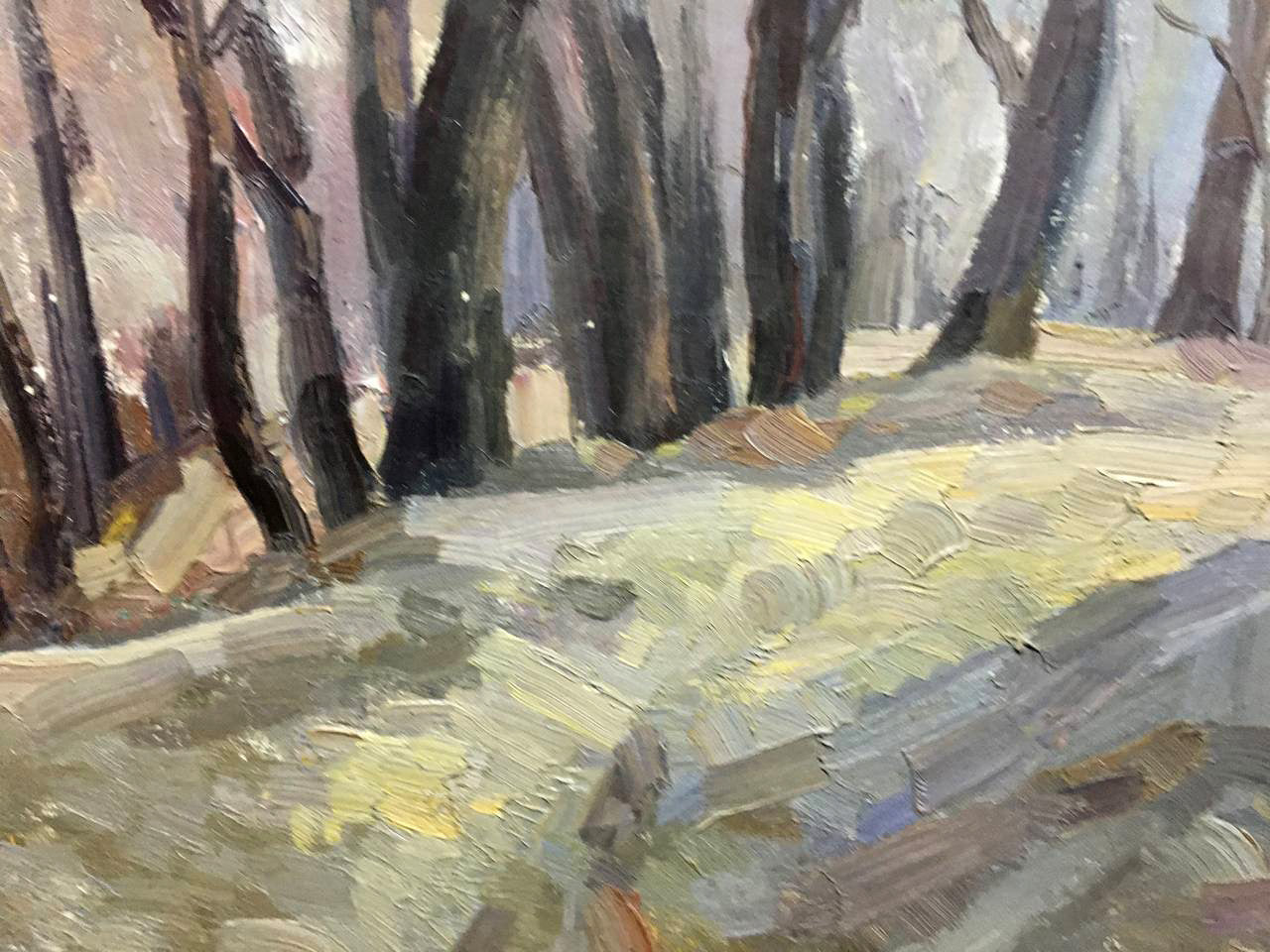 Oil painting Autumn forest Bloshenko Anatoly Mikhailovich