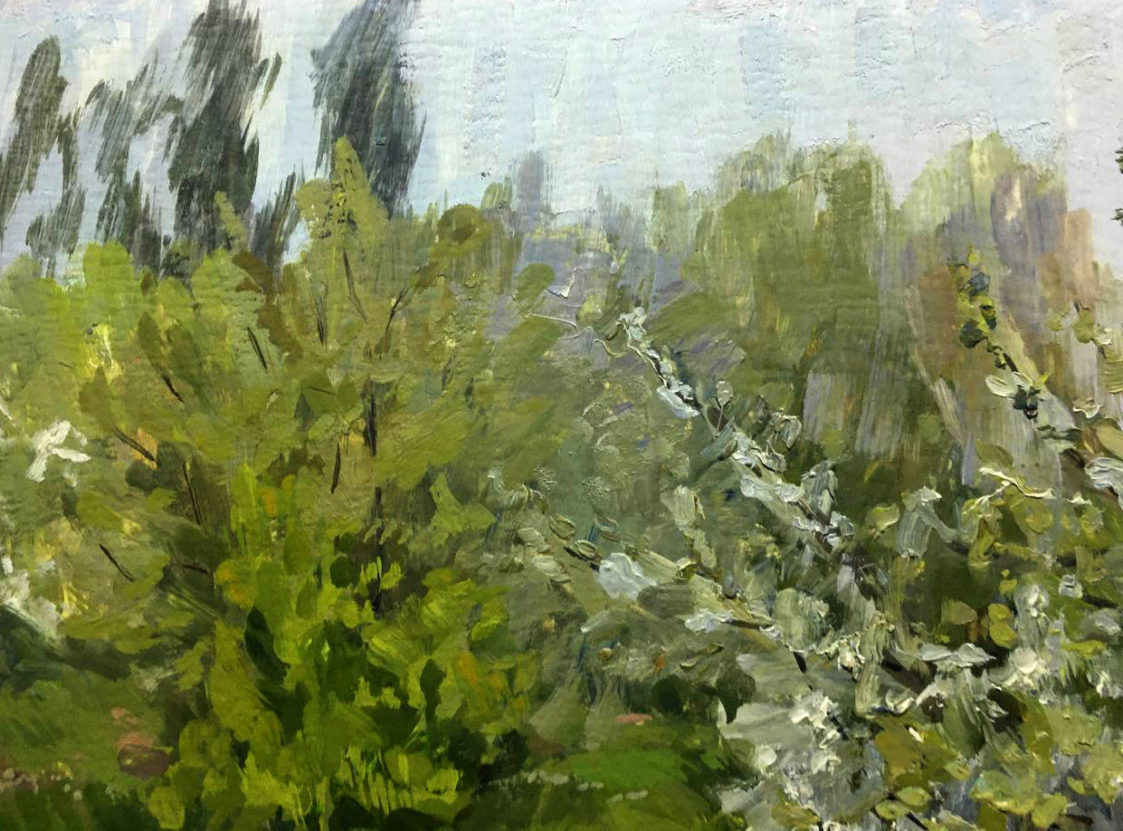 Oil painting Blooming May Bloshenko Anatoly Mikhailovich