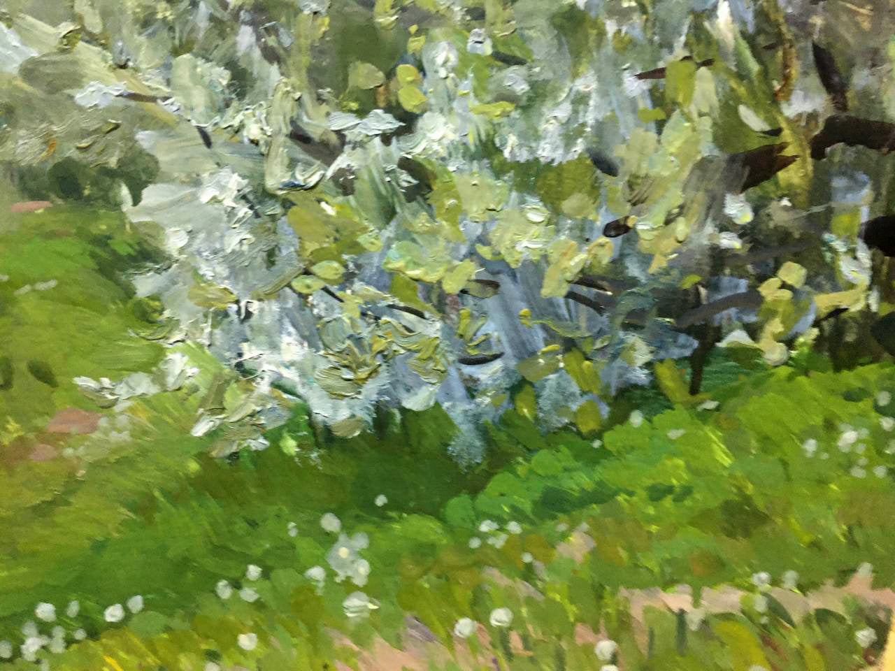 Oil painting Blooming May Bloshenko Anatoly Mikhailovich