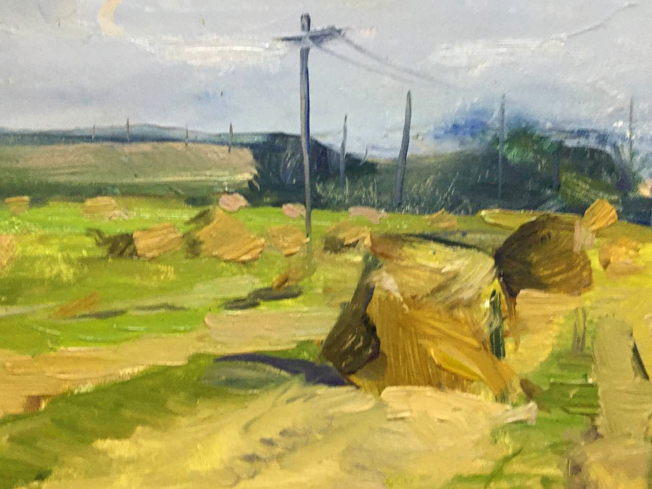 With vivid strokes, Bloshenko captures the energy and vitality of a summer day in his painting