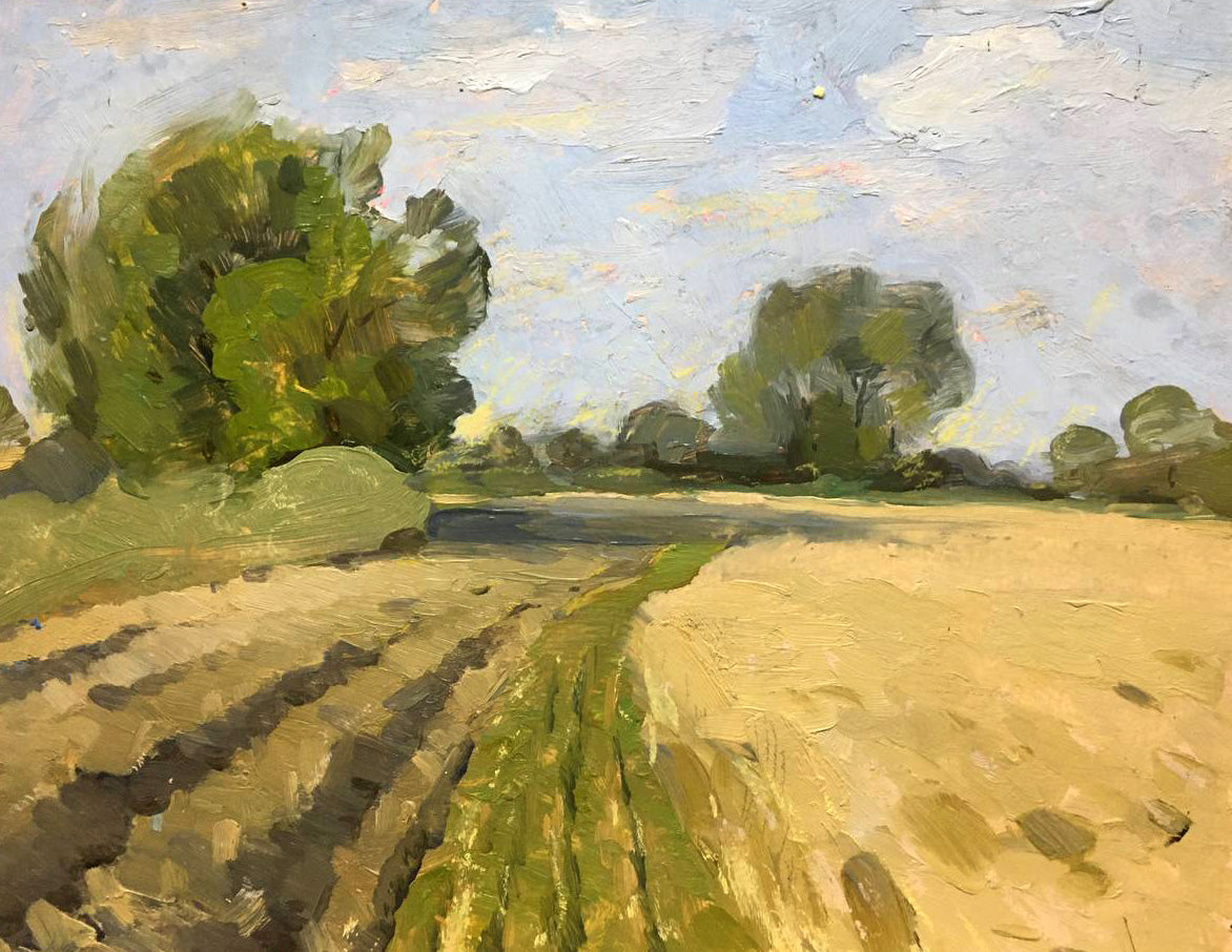 Oil painting Sunny summer day Bloshenko Anatoly Mikhailovich