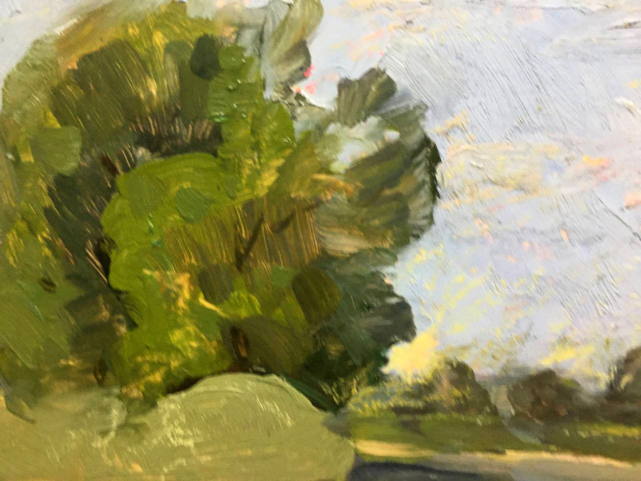 Oil painting Sunny summer day Bloshenko Anatoly Mikhailovich