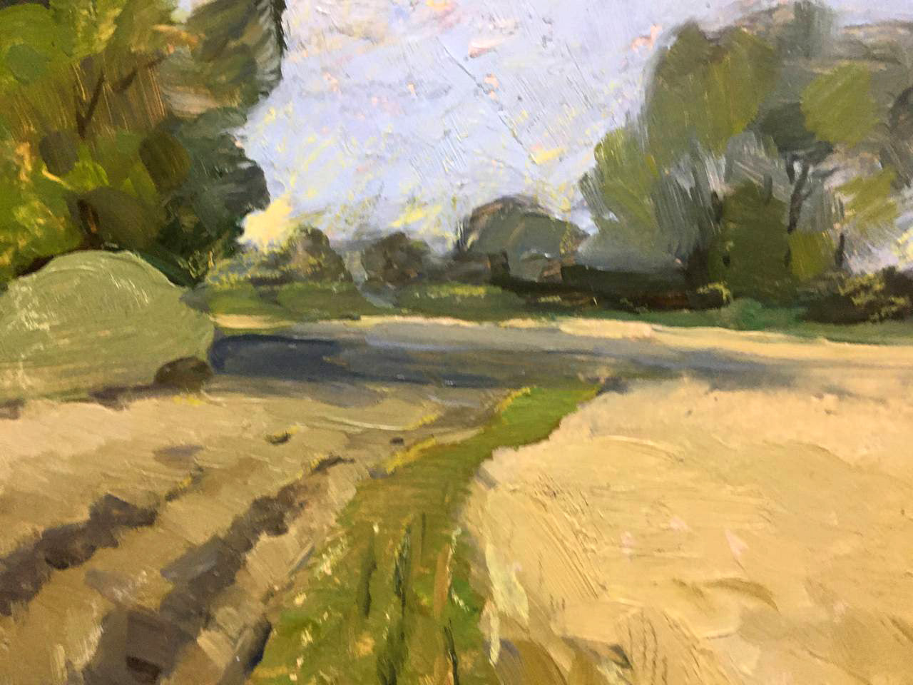 Oil painting Sunny summer day Bloshenko Anatoly Mikhailovich