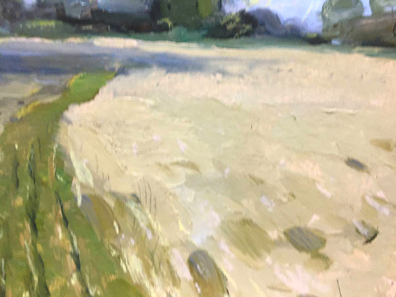 Oil painting Sunny summer day Bloshenko Anatoly Mikhailovich