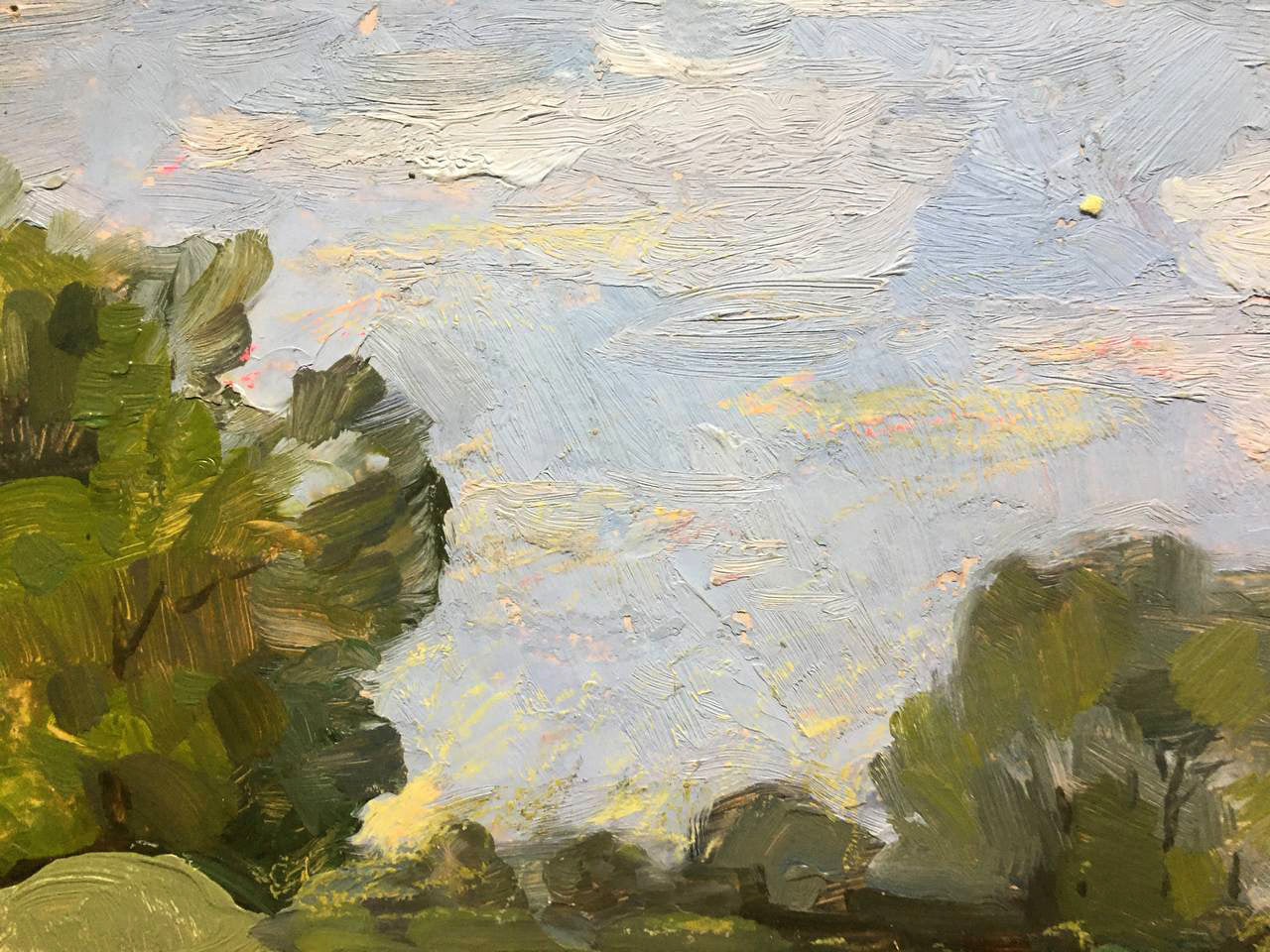 Oil painting Sunny summer day Bloshenko Anatoly Mikhailovich