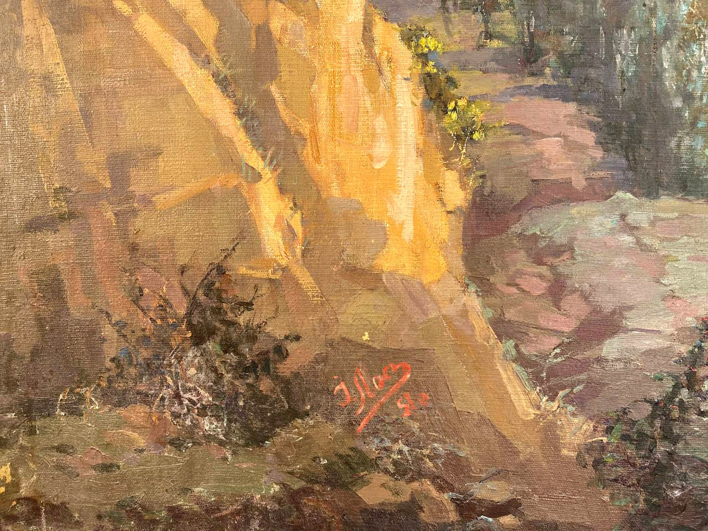 Oil painting Poltava region Los' Ivan Grigorievich