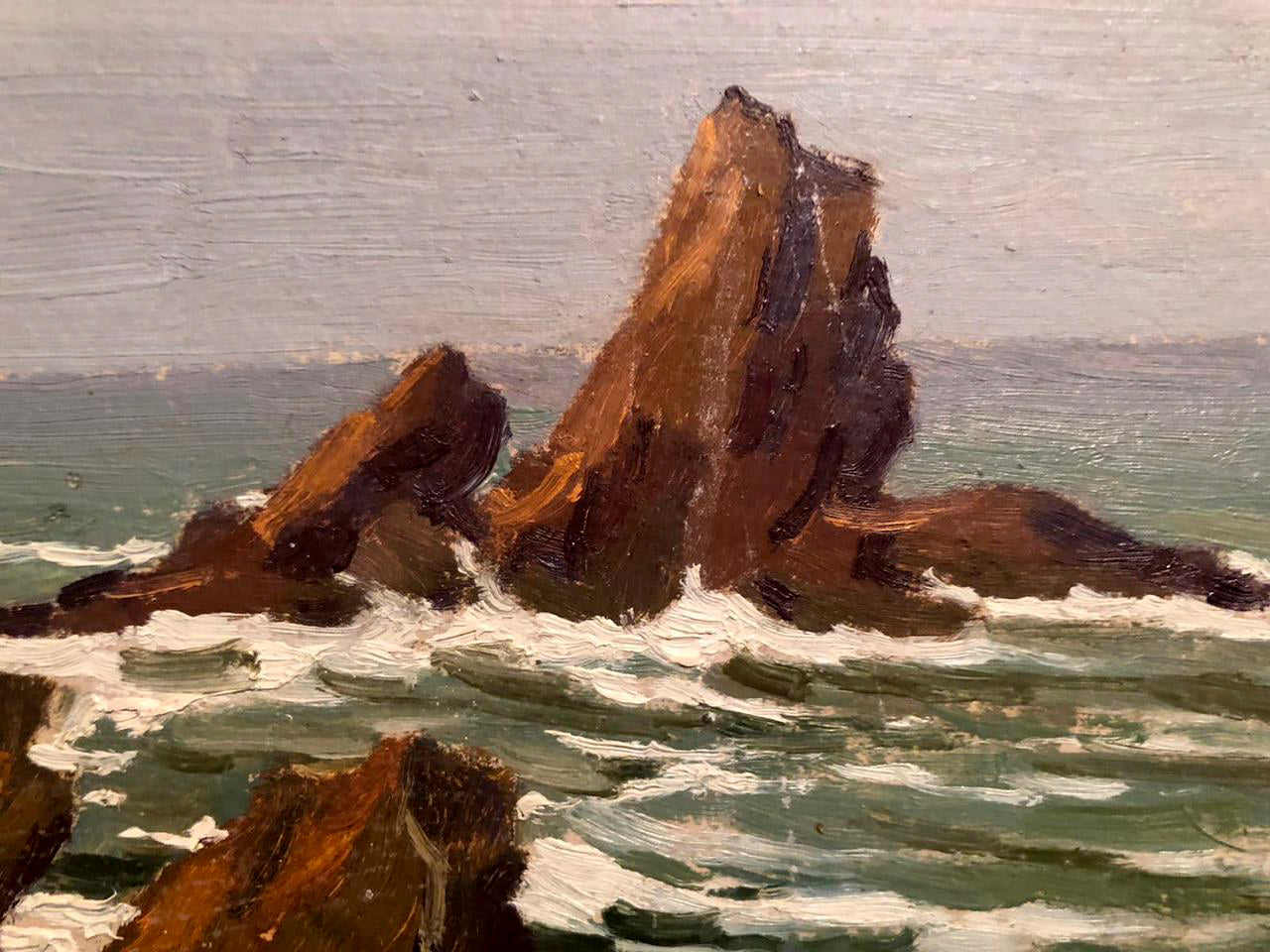 Oil painting Sea breeze Karmanov N. D.