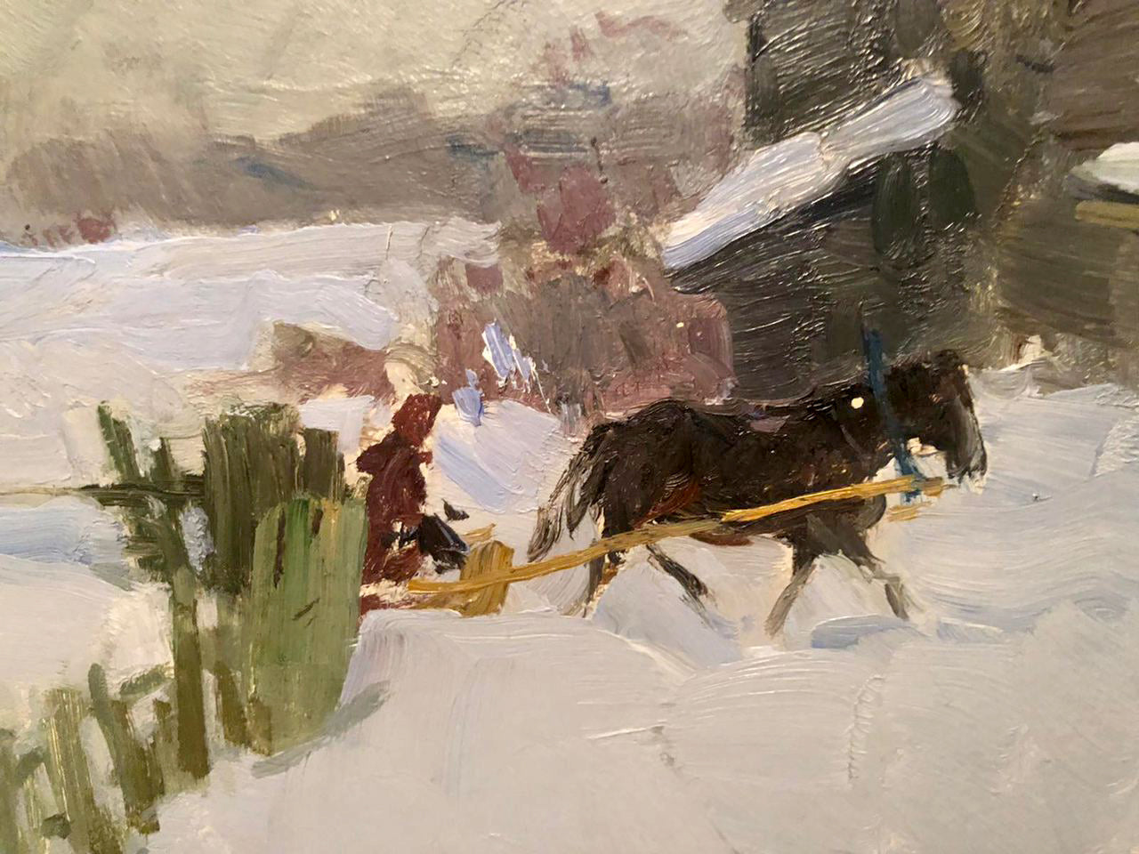Oil painting Gray day Efimenko Victor Romanovich