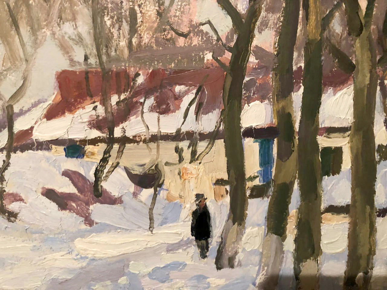 Oil painting In the park Bortnikov Nikolay Fedorovich