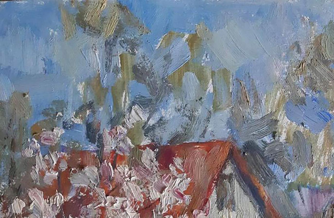 Oil painting Spring Nature Landscape Kovalenko Ivan Mikhailovich