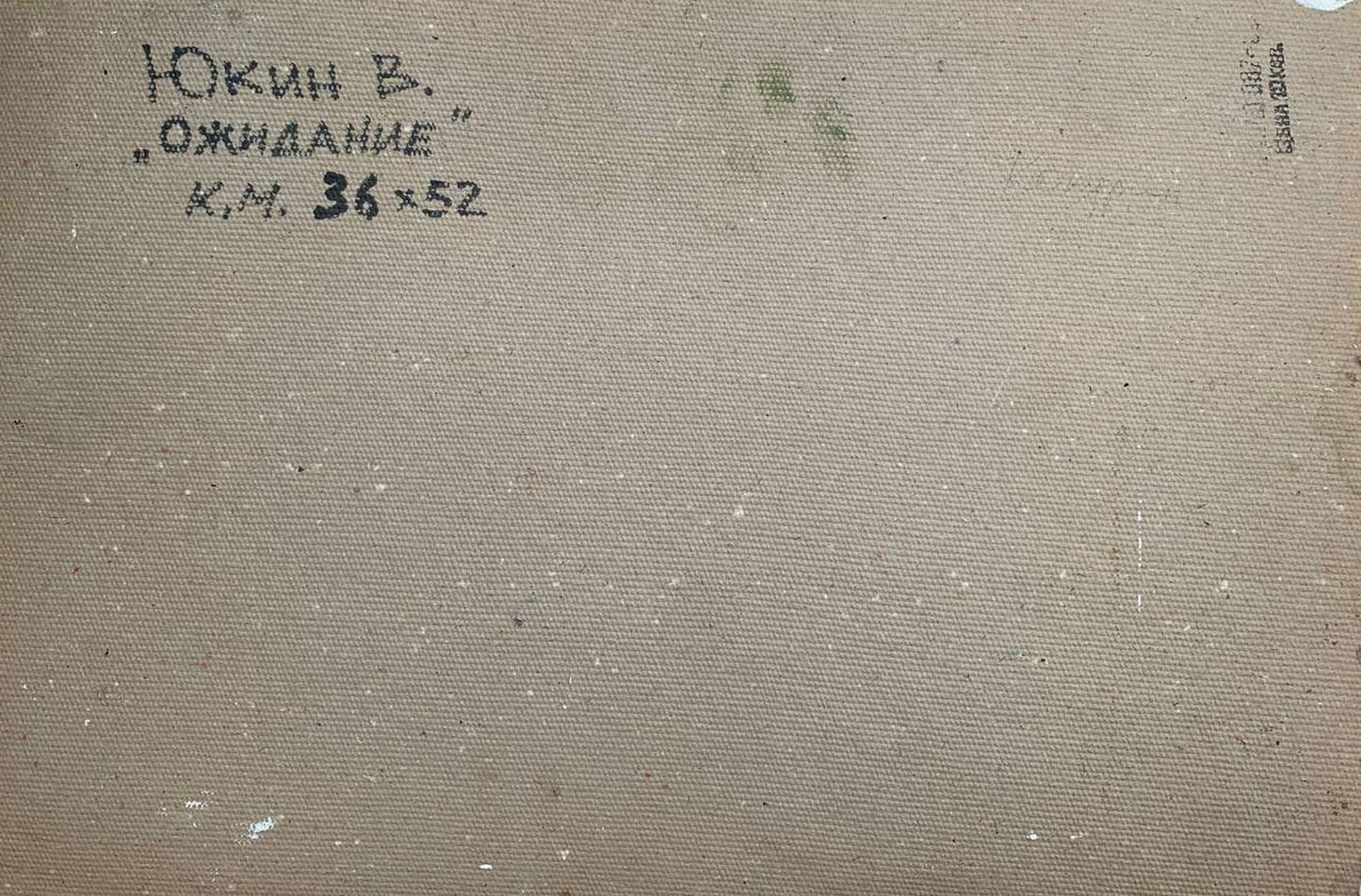 Oil painting Expectation Vladimir Yakovlevich Yukin