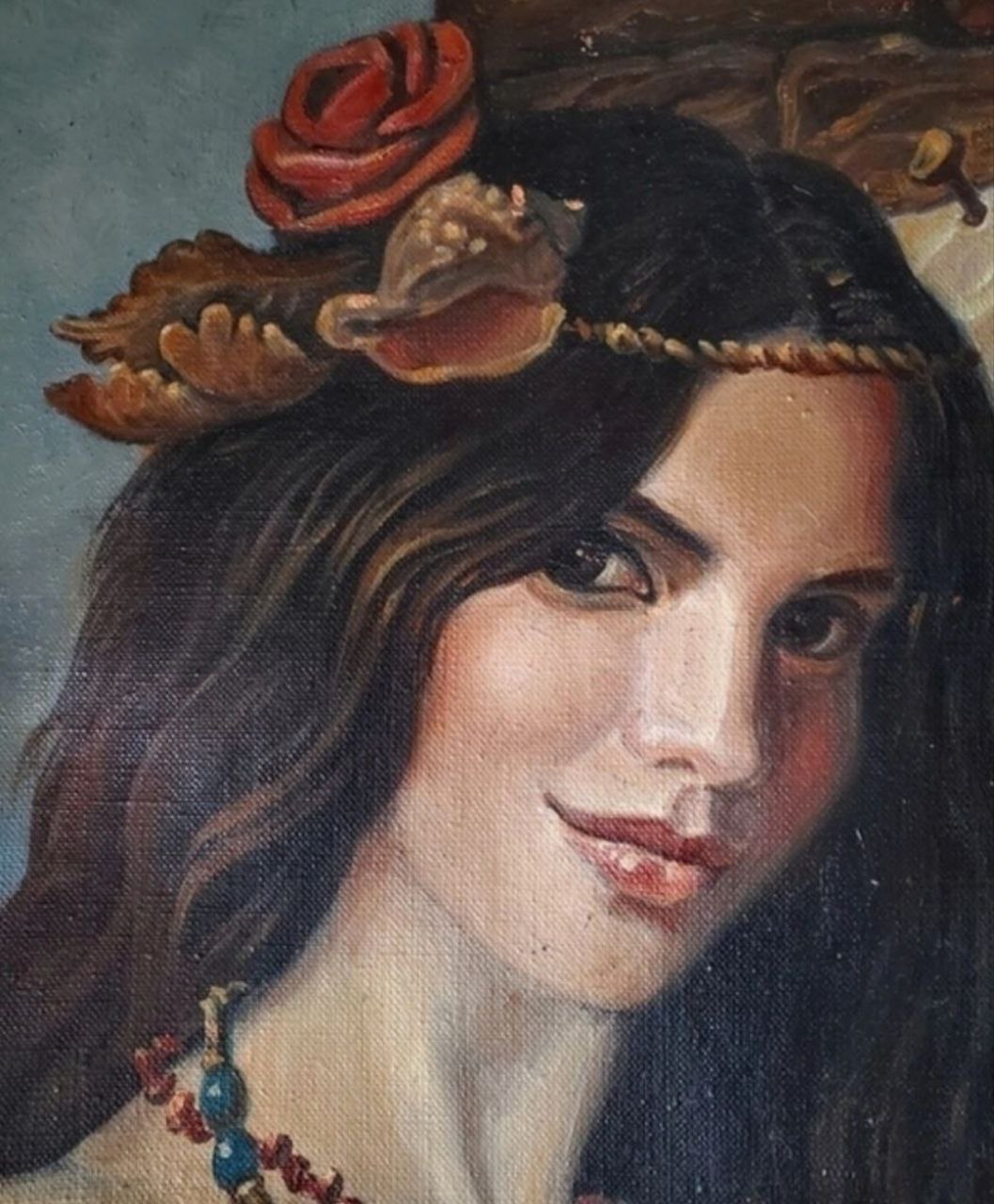Oil painting Portrait of an Odessa woman Litvinov Daniil Olegovich