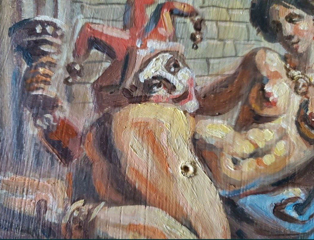 Oil painting After the masquerade Litvinov Daniil Olegovich