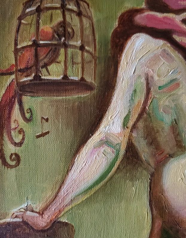 Oil painting bliss Litvinov Daniil Olegovich