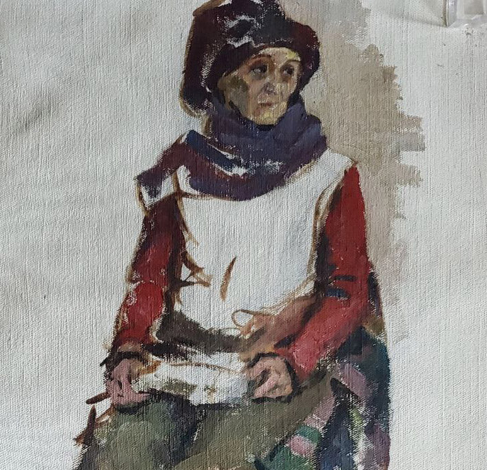 Oil painting loneliness Litvinov Daniil Olegovich