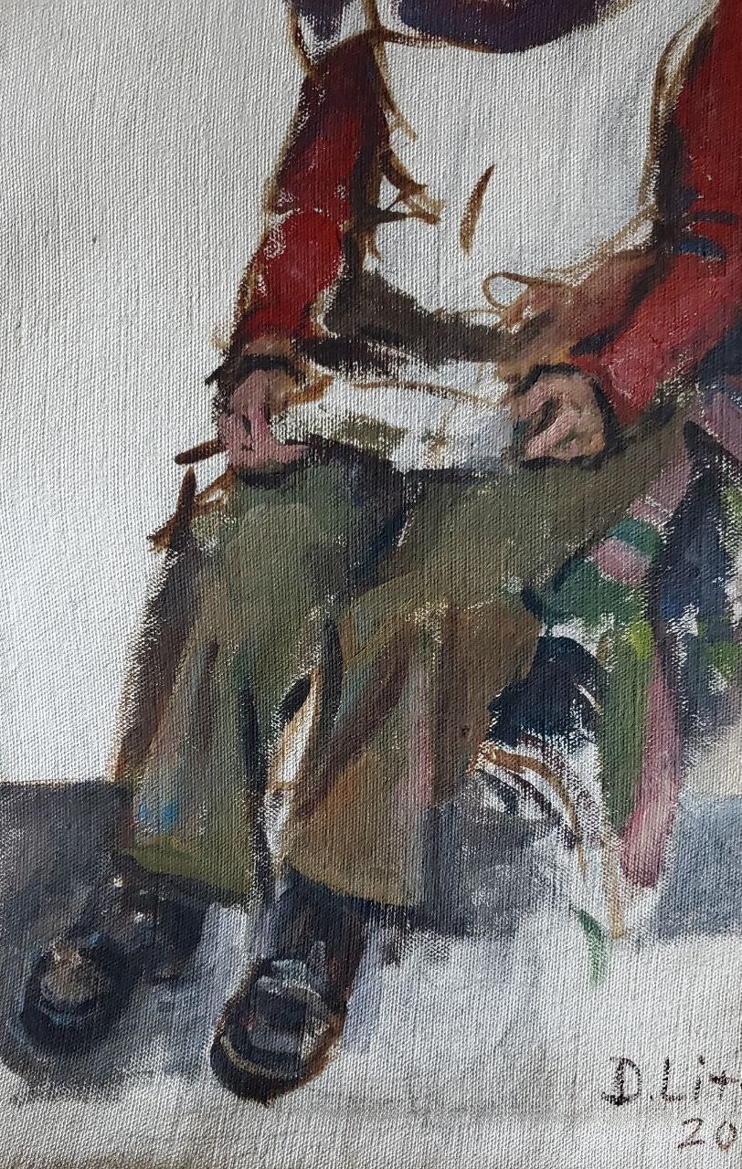 Oil painting loneliness Litvinov Daniil Olegovich