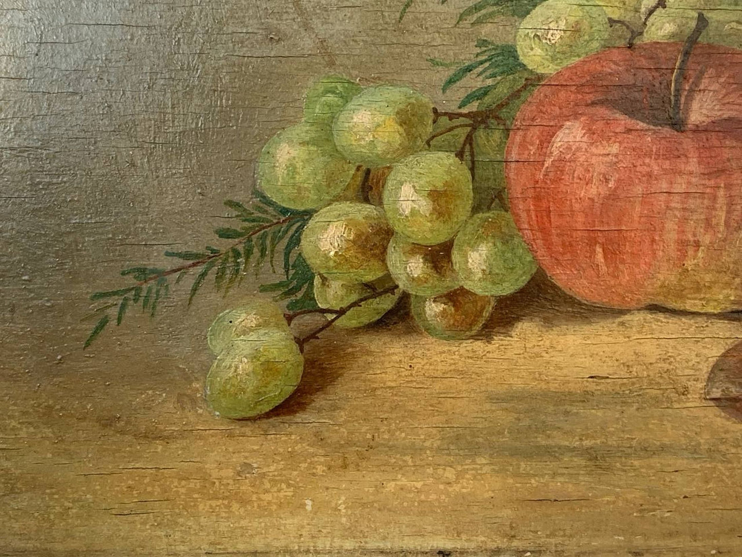 Oil painting Still life with apples