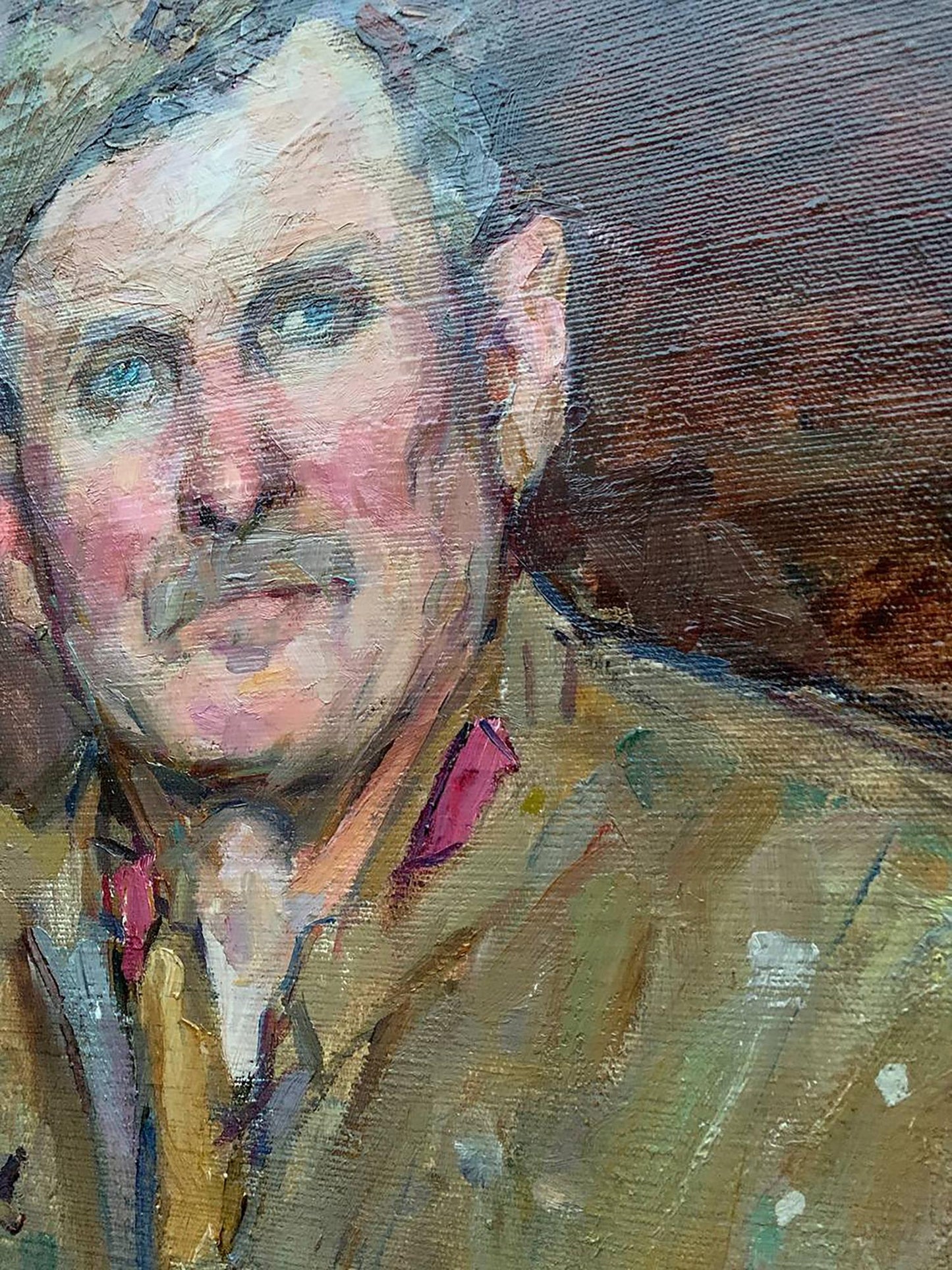 Oil painting Memories of the war Prus Viktor Nikolaevich