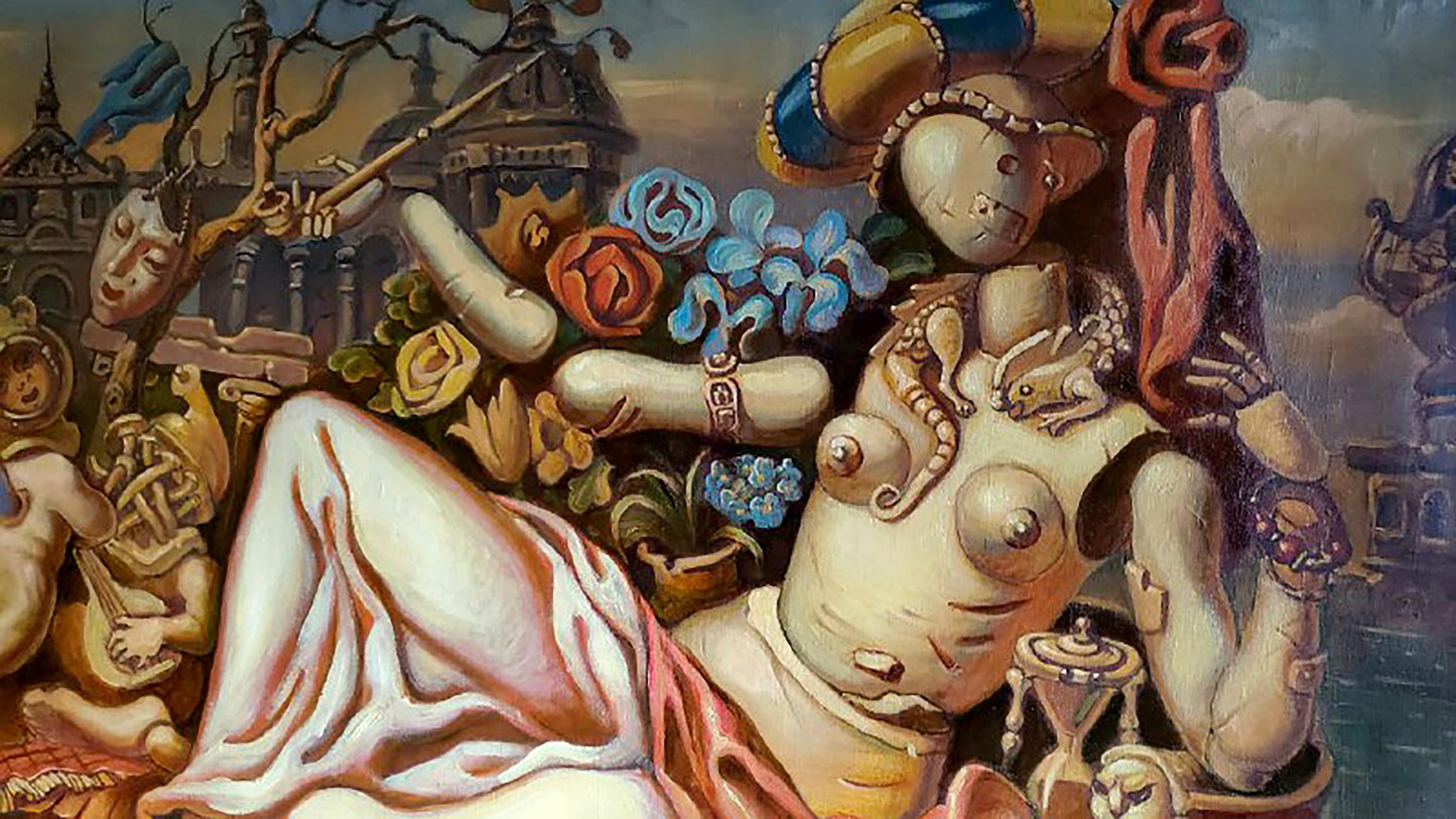 Oil painting Autumn in Venice Litvinov Daniil Olegovich