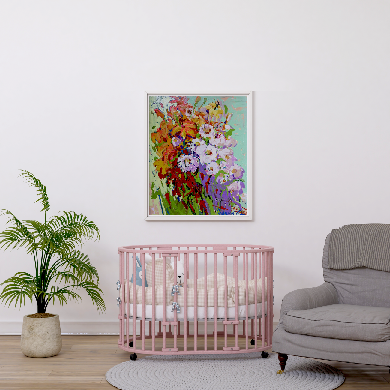 Oil painting Bouquet of Flowers