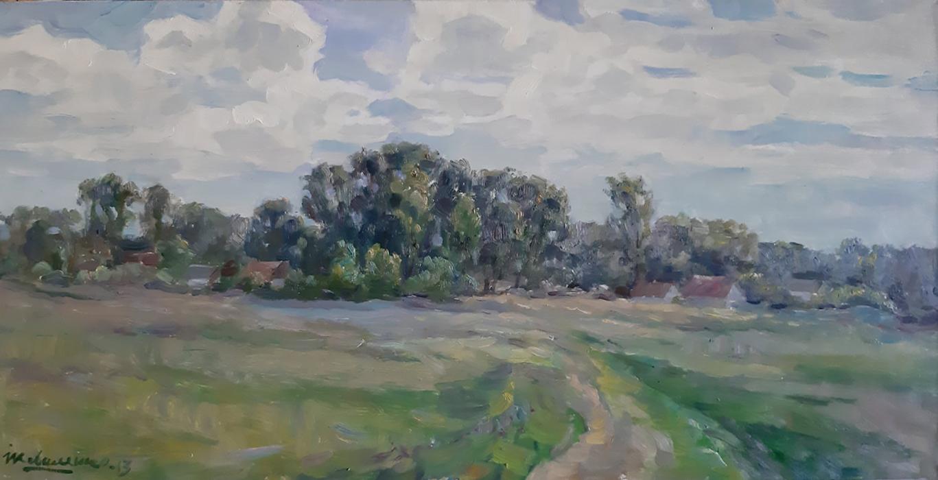 Oil painting Let's hit the road Kovalenko Ivan Mikhailovich