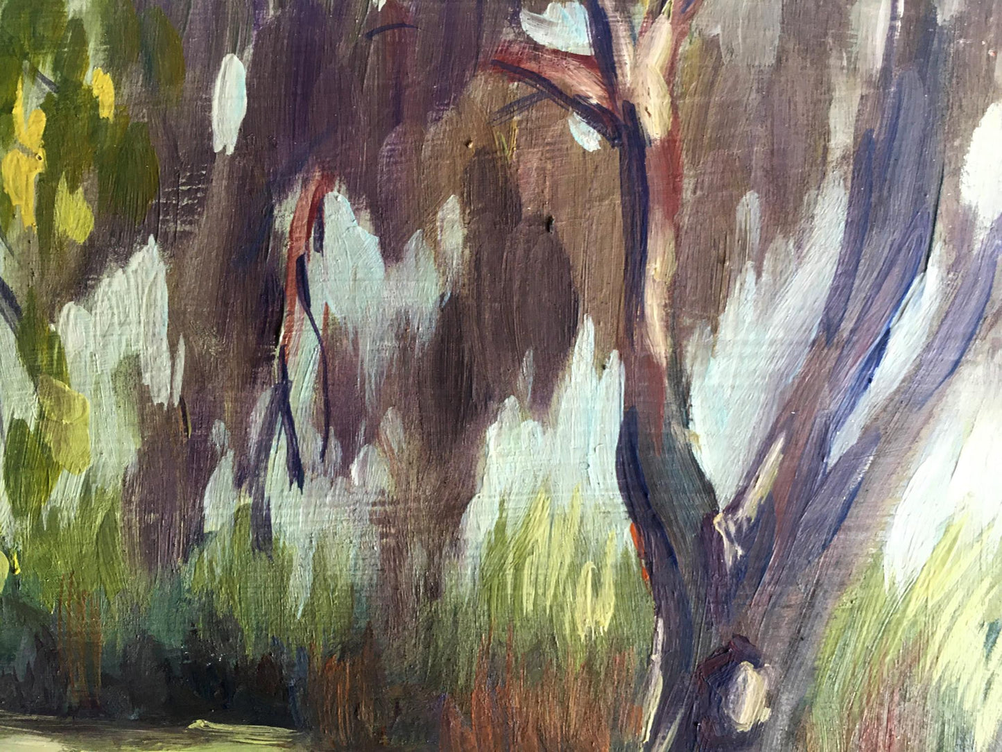 Oil painting Autumn forest Svetlana Gramm