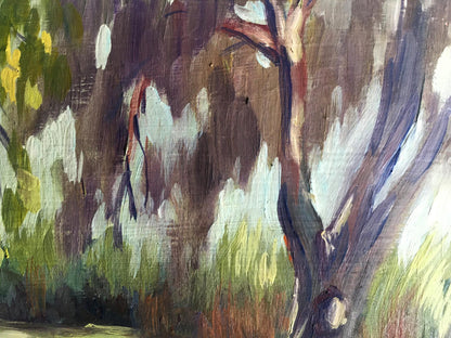 Oil painting Autumn forest Svetlana Gramm