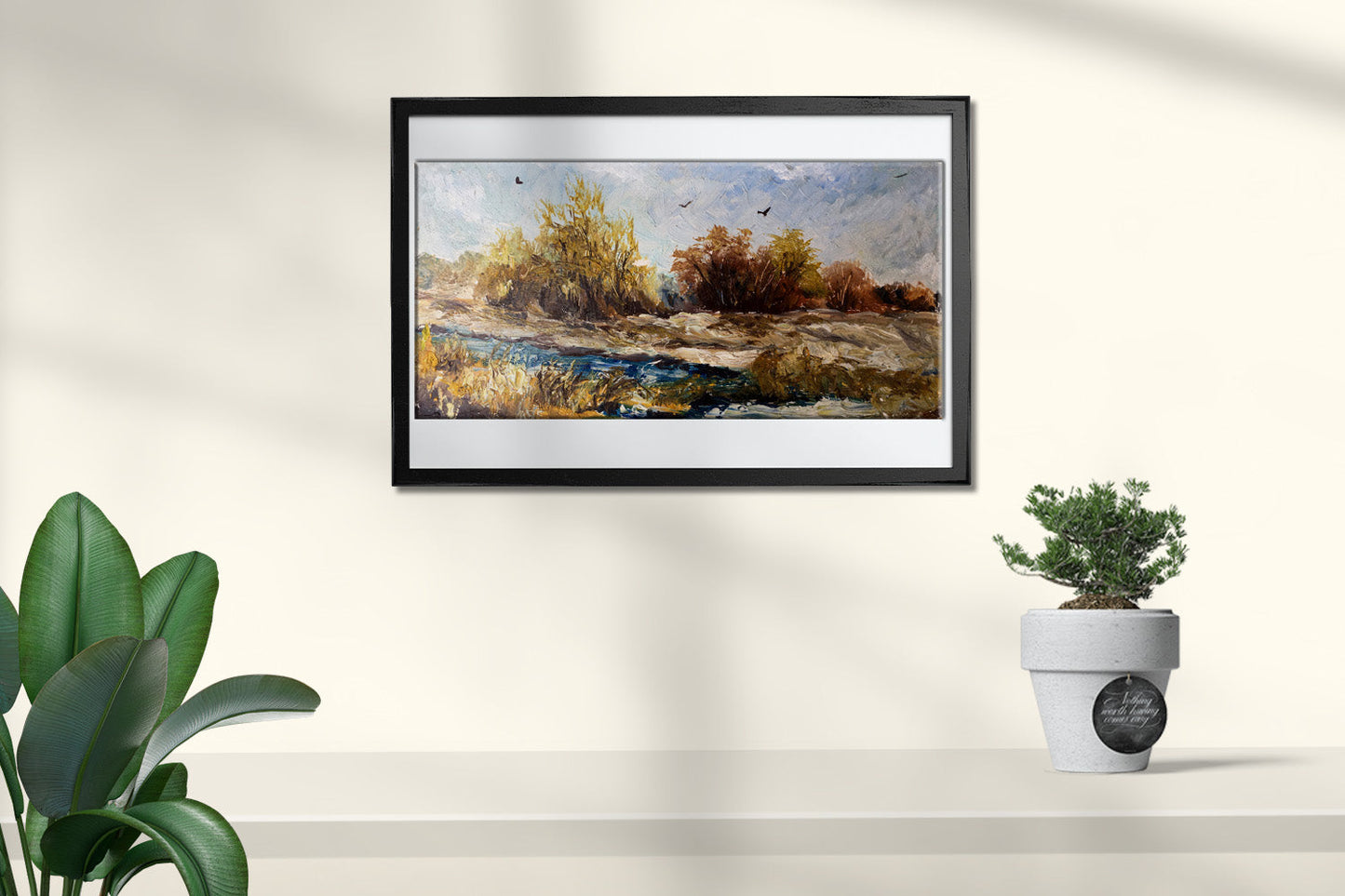 Oil painting Autumn days Unknown artist