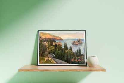 Oil painting Gurzuf Batrakov Vladimir Grigorievich